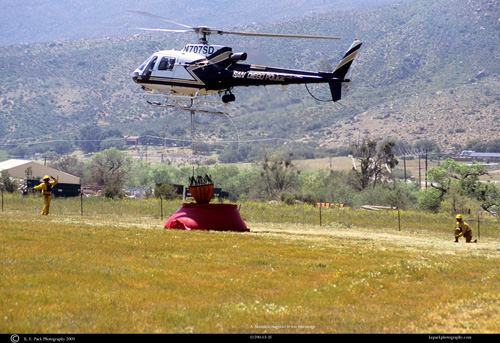Cal Fire Inter-Agency Training Exercise